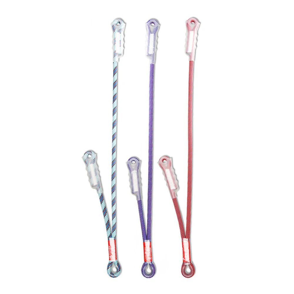 Corda Per Cordino A Forma Di Y Da 32/60Cm, Protezione Salvavita Per Discesa A Velocità Rampicante, Strumento Anticaduta 22Kn,P776
