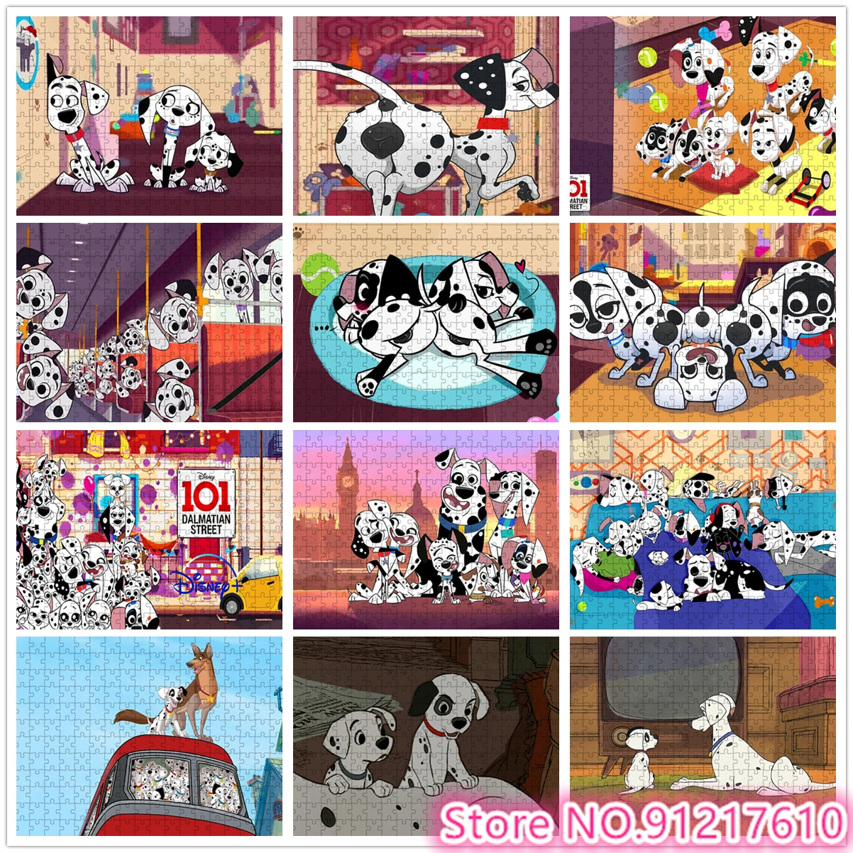 

Puzzle 1000 Pieces Dalmatians Story Puzzle Puzzle Adventure Children's Brain Burning Game Puzzle Gift Preferred