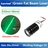 532nm 50mW Green Fat Beam Laser Module KTV Party Club Stage Lighting 3-5VDC 1