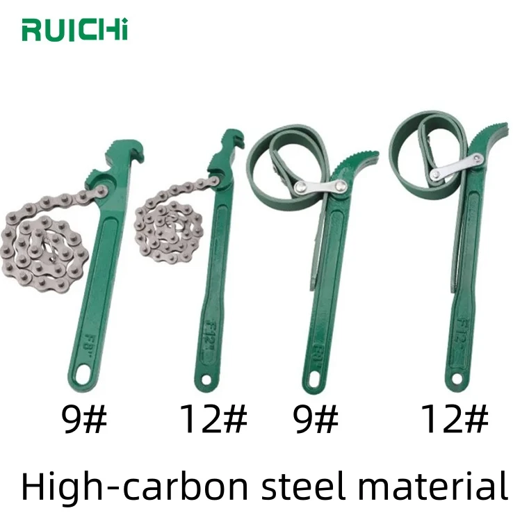 

9/12 Inch Chain Type Oil Filter Wrench Automatic Car Repair Tool Engine Box Spanner Hand Removal Tools Filtration