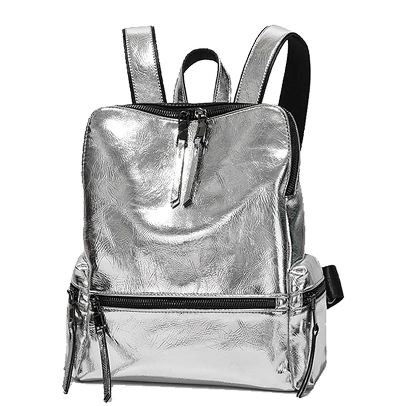 Silver Backpack Women Designer Stylish Backpacks Women Silver Women's Backpack Aliexpress