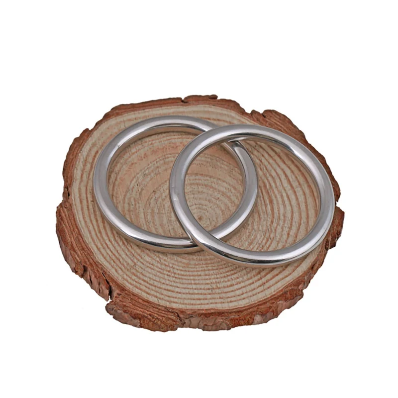 Anello A D Marine Grade A4 In Acciaio Inox Saldato Lucido Finitura M4 X 25 Mm, Confezione Da 4 O 8 (confezione Da 4 Anelli