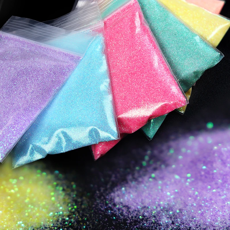 Nail Powder 10g Shiny Sugar Glitter Pigment Dust for Manicure Nail Art Decorations