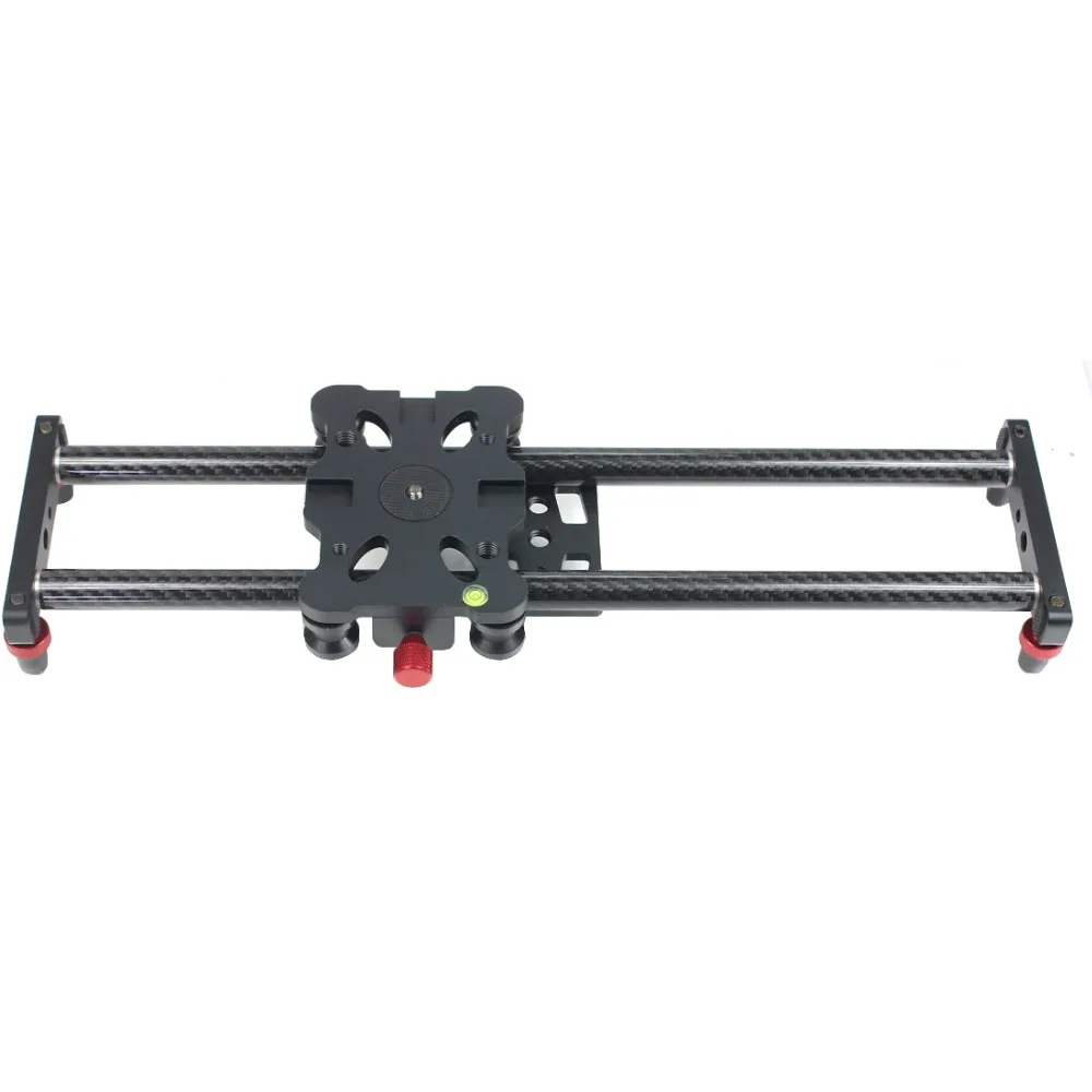 40cm verstellbare Kohle faser DSLR Kamera Slider Shooting Stabilisator Schiene für Canon Sony Video Fotografie Track Slider – Detail 3