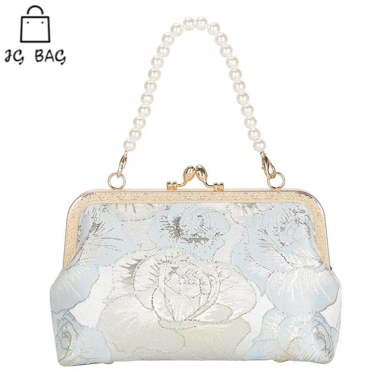 

Finished Chinese Style Pearl Qipao Bag, ElEgant Atmospheric, Handbag, Crossbody Dual-purpose, ExquisitE And HigH-quality Bag