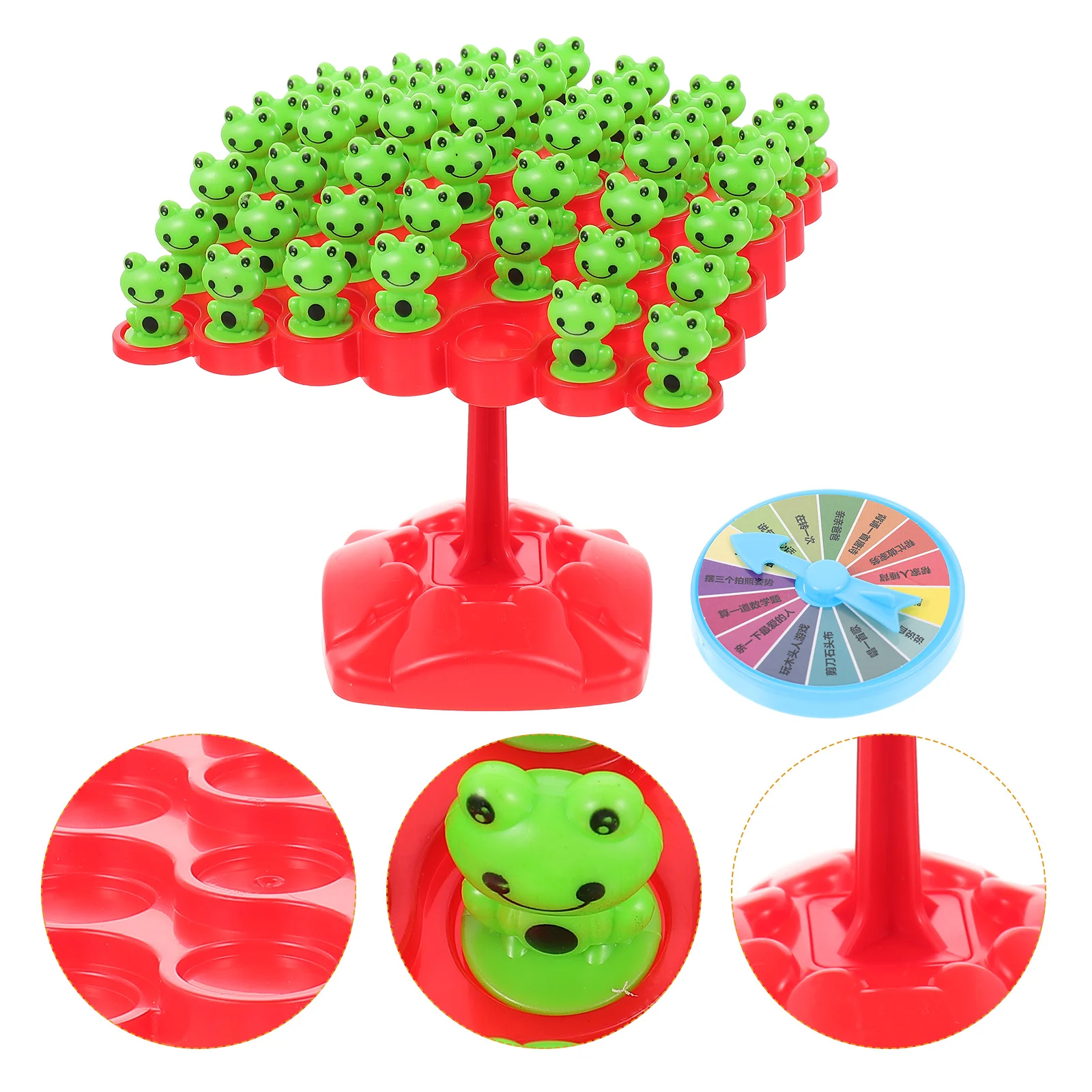 

Frog Balance Tree Toys Desktop Game Kids Educational Battle Puzzle Block Abs Parent-child