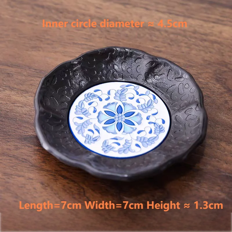 Jingdezhen Hand-painted Kung Fu Tea Cup, Master Hand Drawn Tea Cup And Coaster Set。 Bamboo Representing Wealth And Prosperity