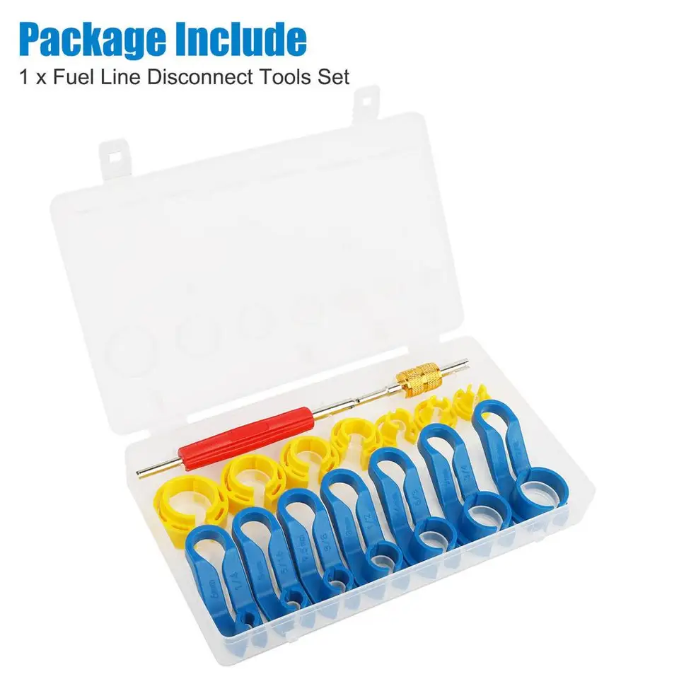 Kit 7 Pezzi Per Sconnessione Linee AC E Carburante - Attrezzo Universale Per Auto - 5