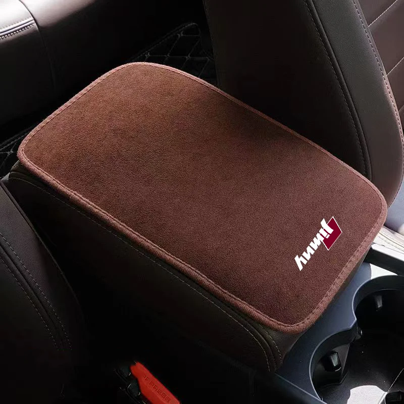 Suede Leather Armrest Mat Arm Rest Protection Cushion Auto