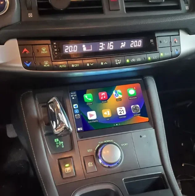 7 Inch Android 13.0 2+32G For Lexus CT200H CT200 LHD 2011-2018 Car GPS Navigation Multimedia Player Radio Tape Head Unit Carplay
