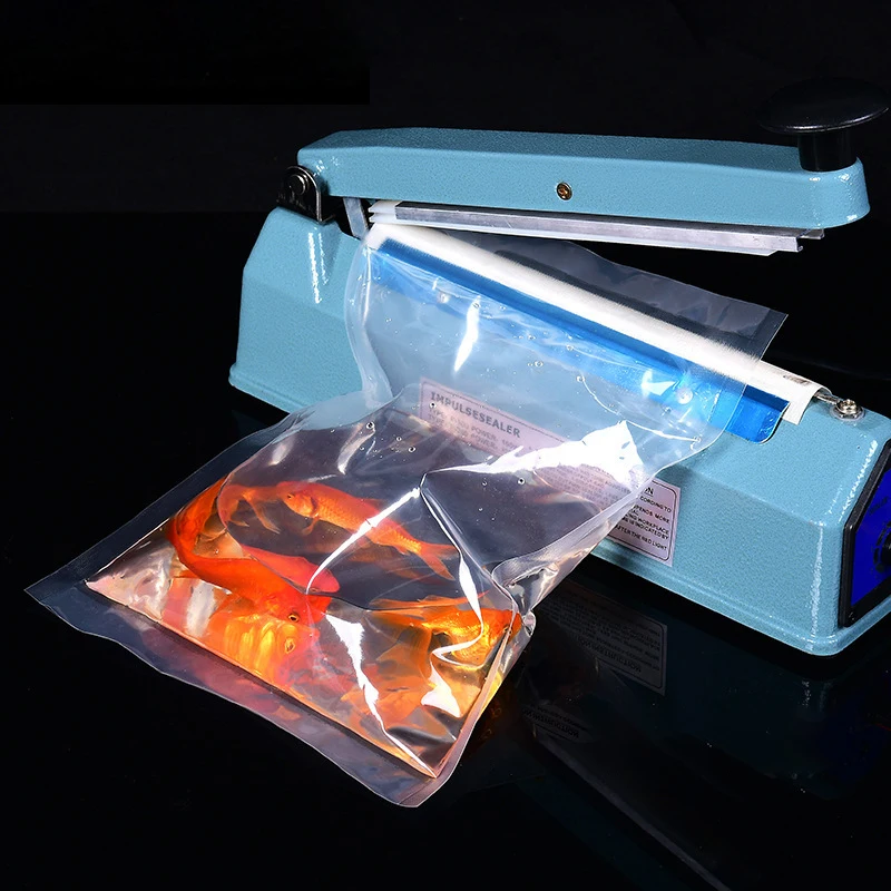 Live fish commercial transportation packaging bags Animal storage Oxygen  containing transparent plastic anti extrusion express