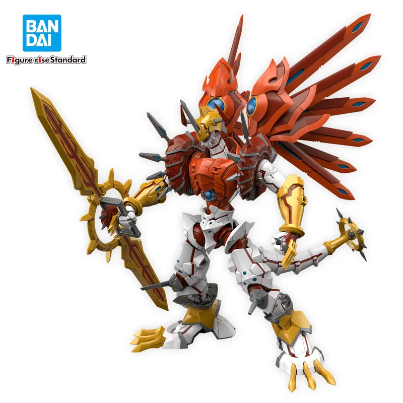 

In stock Original Bandai Figure-Rise Standard Amplified Shine Greymon Digimon Data Squad Anime Figure Action Figures Model Toy
