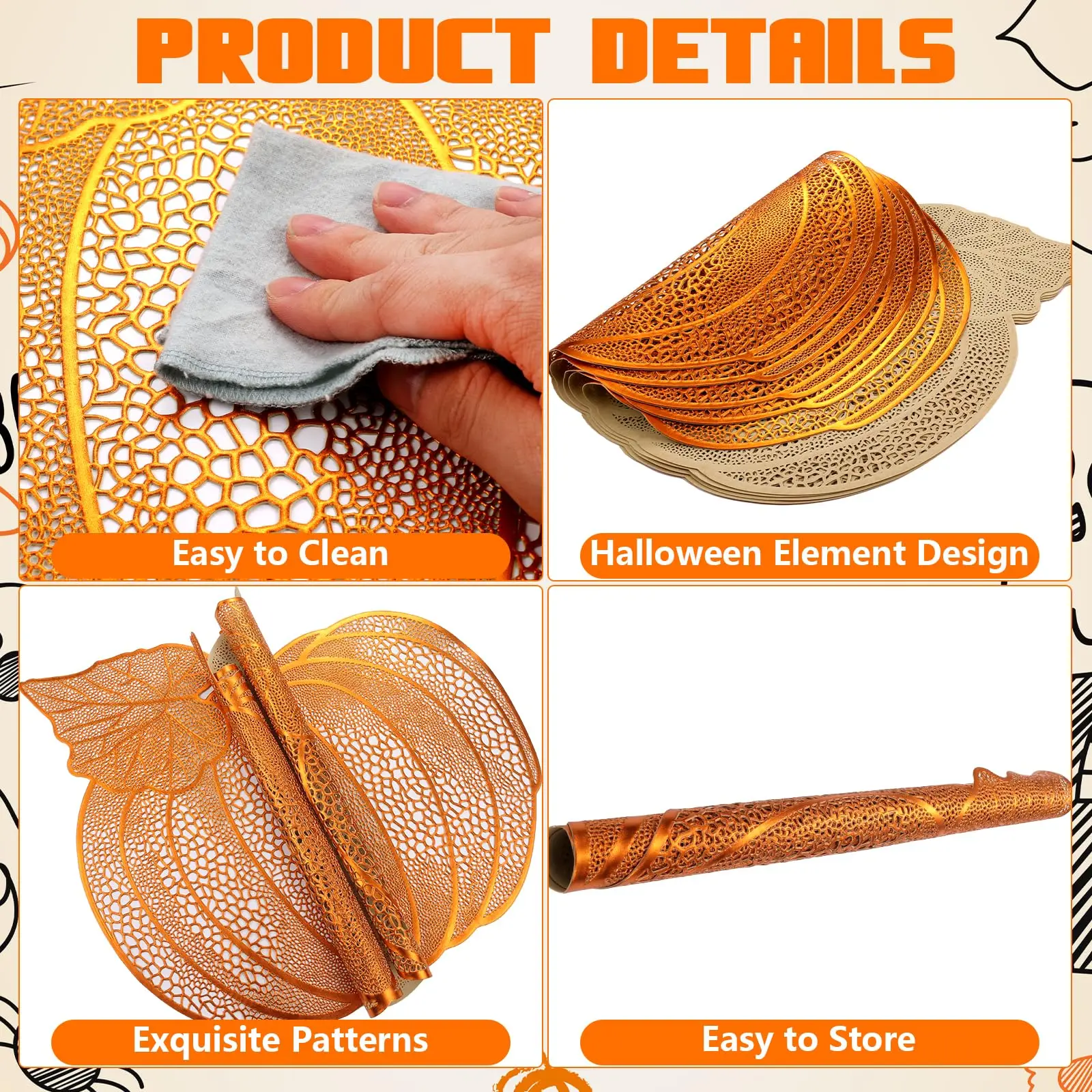 Thanksgiving Pumpkin Harvest Placemats 4