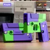 Shell Ejecting Folding Toy Gun Cassette Tape Toy Guns That Look Real Birthday gifts Dropshiping 6