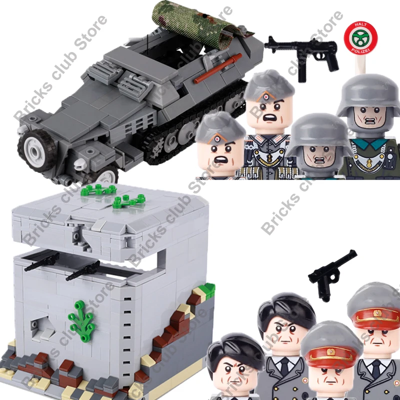 

Военный бронированный автомобиль строительные блоки Solider фигурки подарки игрушки оружие пистолеты Танк база крепость искусственная артиллерия