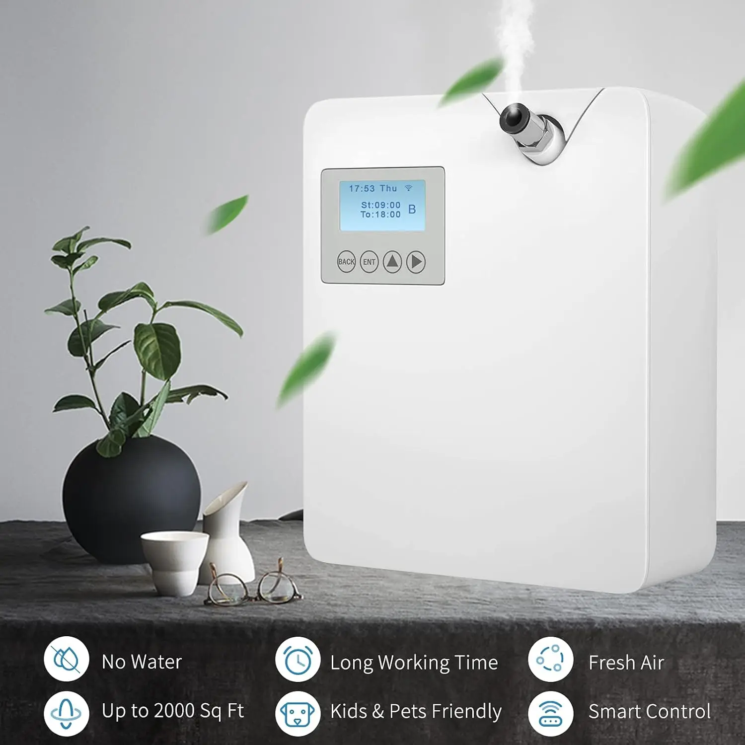Air Machine with Cold-Air Tech for Home, Hotel Collection Diffuser, Waterless Essential Oil Diffuser 300ML
