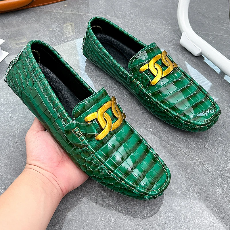 YRZL Loafers Shoes Men High Quality 2024 Summer Fashion Shoes Men High Quality PU Leather Man Classic Comfy Casual Men Loafers