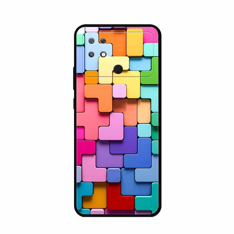 Stylish Soft TPU Silicone Back Cover for Xiaomi Poco C40 - Fashionable Protection Bumper Case