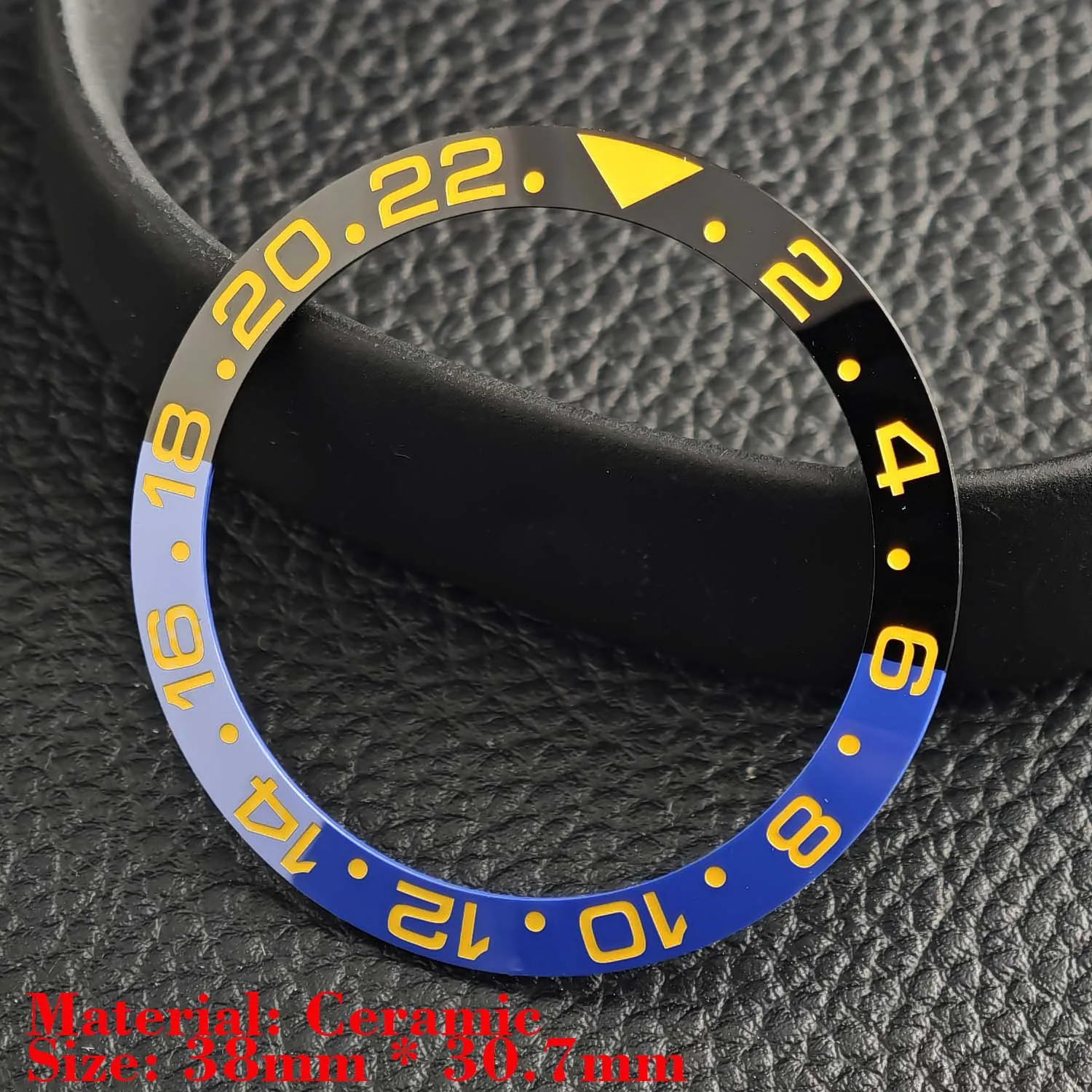 Ceramic Luminous Bezel Insert for Men's Watch - Premium Replacement Accessory