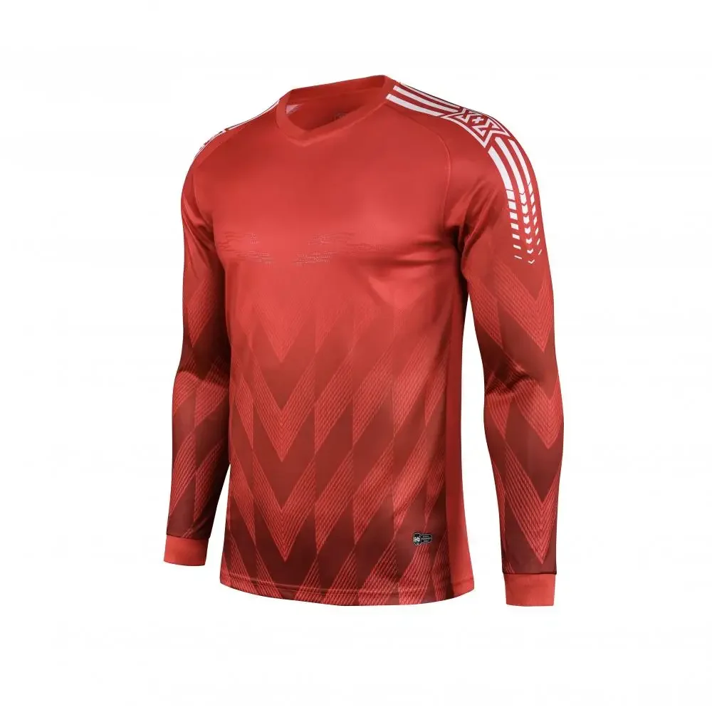 Men Kid Soccer Shirt Goalkeeper Uniform Long Sleeve Football Training Goalkeeper Top Soccer Jersey Pant and Shorts Sets