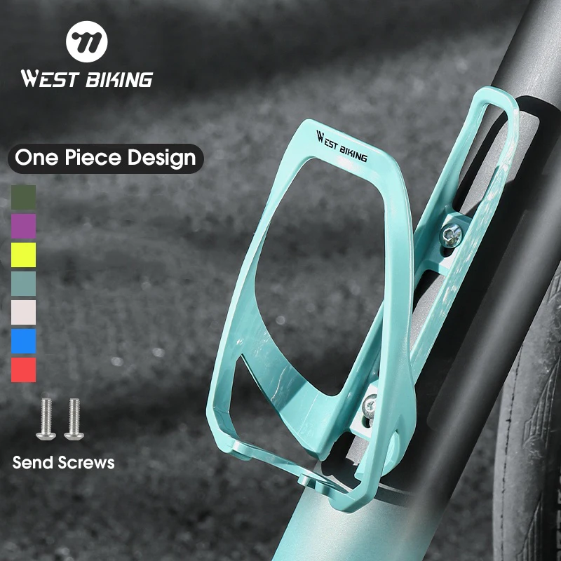 WEST BIKING Ultralight Bike Bottle Cage PC Bicycle Bottle Holder Mountain Folding Bike Cage Bracket Frame Mounting Parts