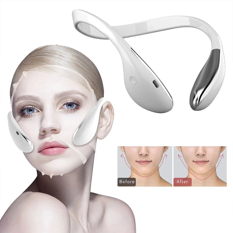 

Household micro current slimming V-shaped facial lift massage instrument