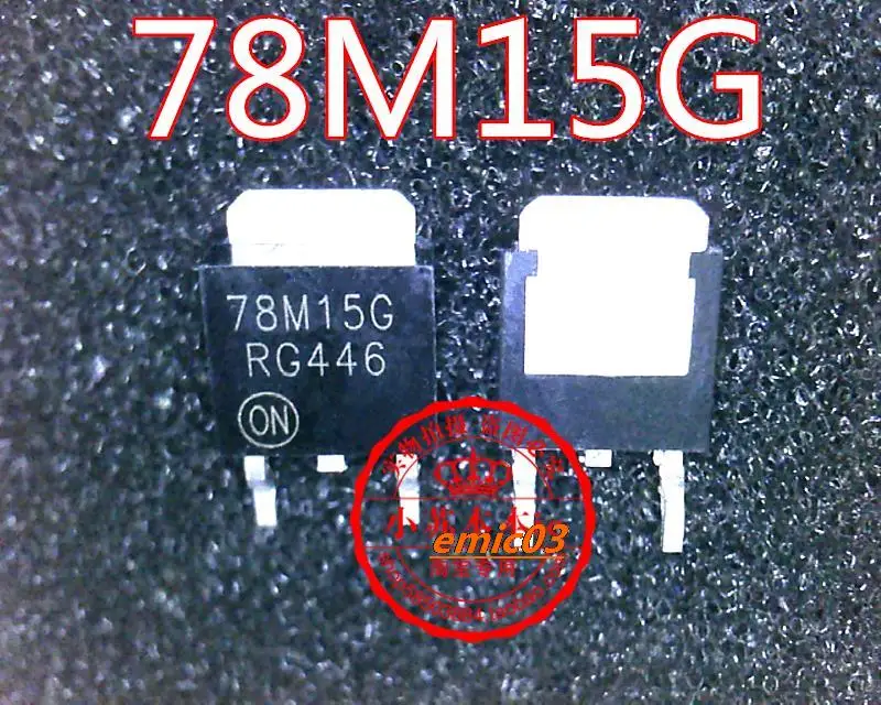 

10 шт. 78M15G MC78M15CDTRKG SOT-252 1,2
