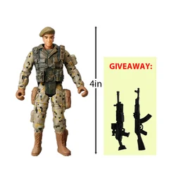 Elite Force Action Figure Toy - Military Soldier with Accessories for Children (Type 17)