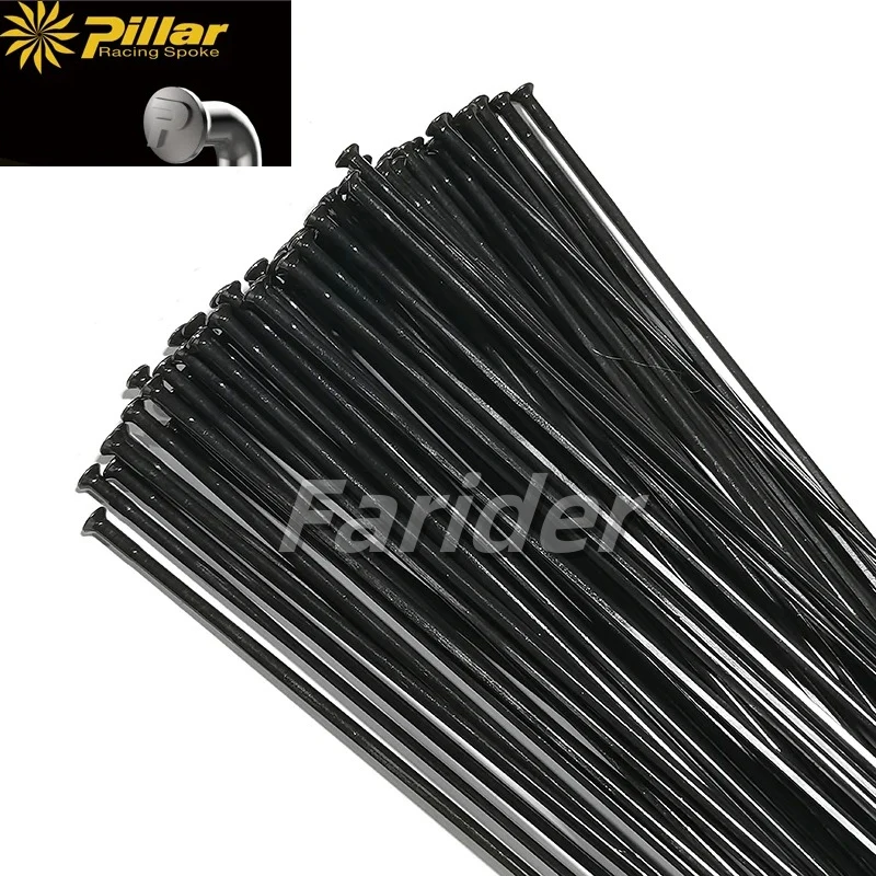 12PCS Spokes Pillar Aero WING20 Original rayos bicycle acesssories Stainless Steel Flat Straight Pull 218-288mm Gauge 14 2.0m