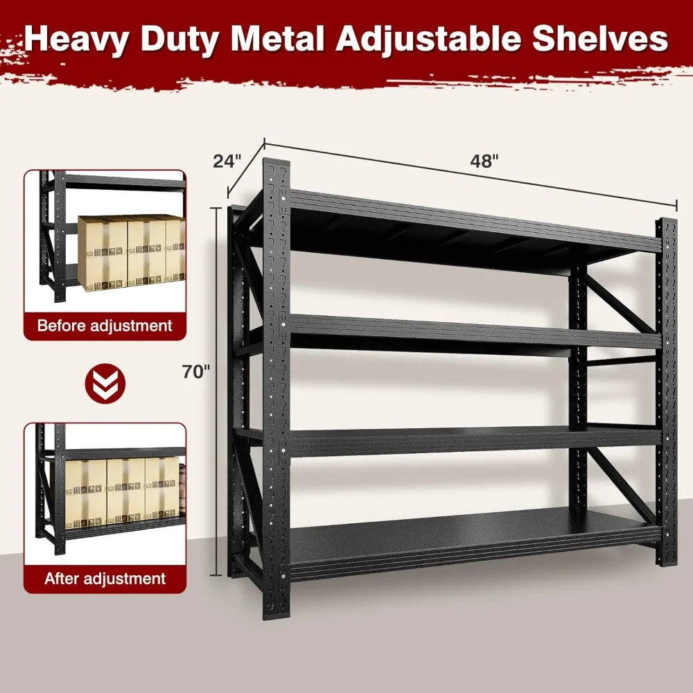 Heavy Duty Metal Storage Shelves 2