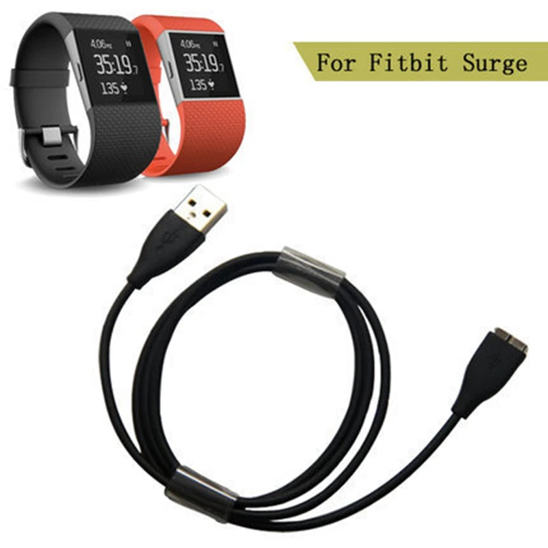 Fitbit Surge Fitness 용 Usb 충전 케이블 충전기 빠른 Smartwatch 손목 밴드 Cargador de pulsera de reloj 시계 충전기