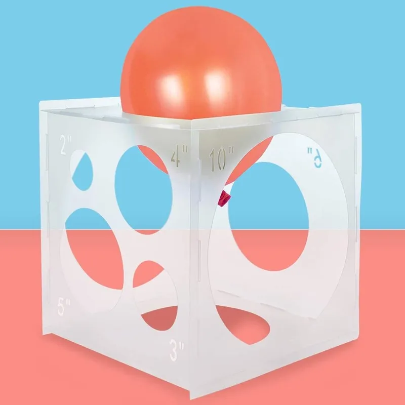 11 Holes Balloon Sizer Box 2-10inch Balloon Measurement Tool For