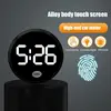 Vehicle Touchable Screen Clock Car Digital Watch Auto Electronic Clocks Alloy Shell Car Electronic Accessories 1