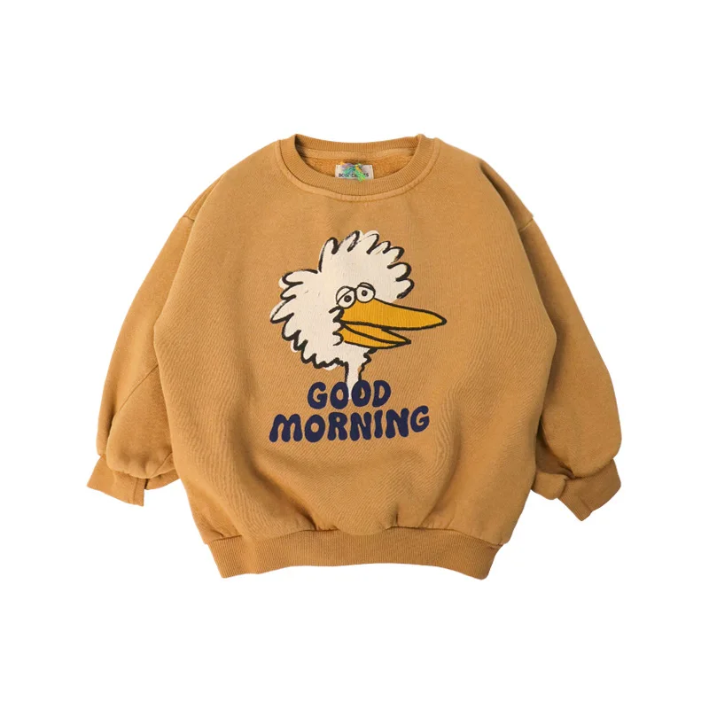 Ins Nieuwe 2023 Herfst En Winter Kids Sweatshirts Cartoon Kleding Baby Jongens Truien Voor Meisjes Lange Mouw Pullover Schattige Tops