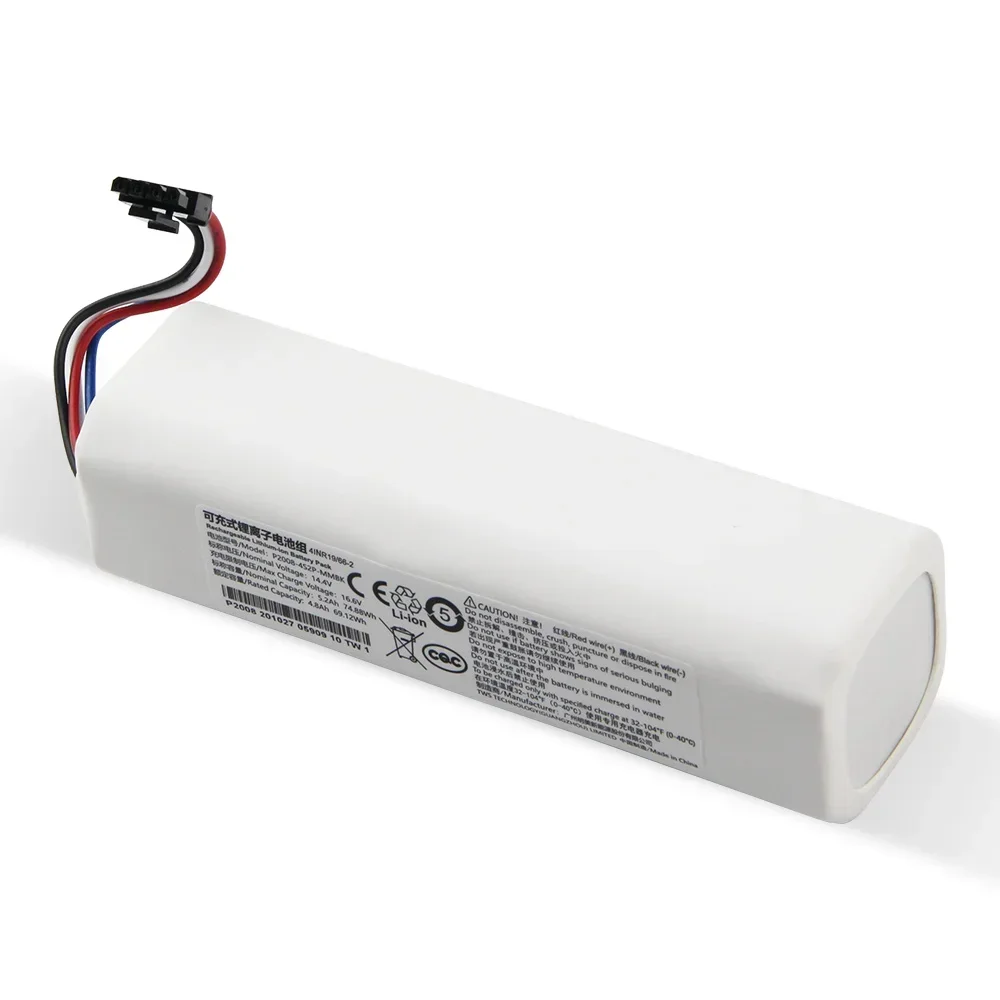 Replacement Battery For Xiaomi Mijia Mi Sweeping Mopping Robot Vacuum Cleaner 1T P2008-4S2P-MMBK Dreame S10 D9 F9 L10Pro L10Plus
