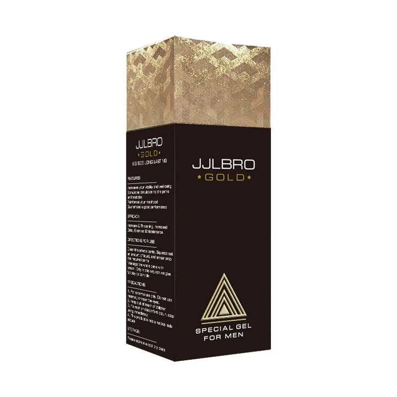 JJLBRO Gel Gold Penis Enlargement Cream Strong Man XXL Cream Increase Growth Big Dick Penis Up Extender Sex Products 6