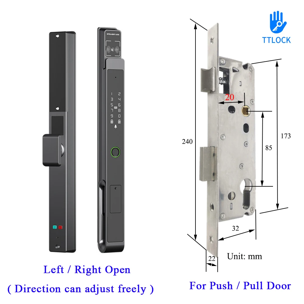 Black A TTLock 8520