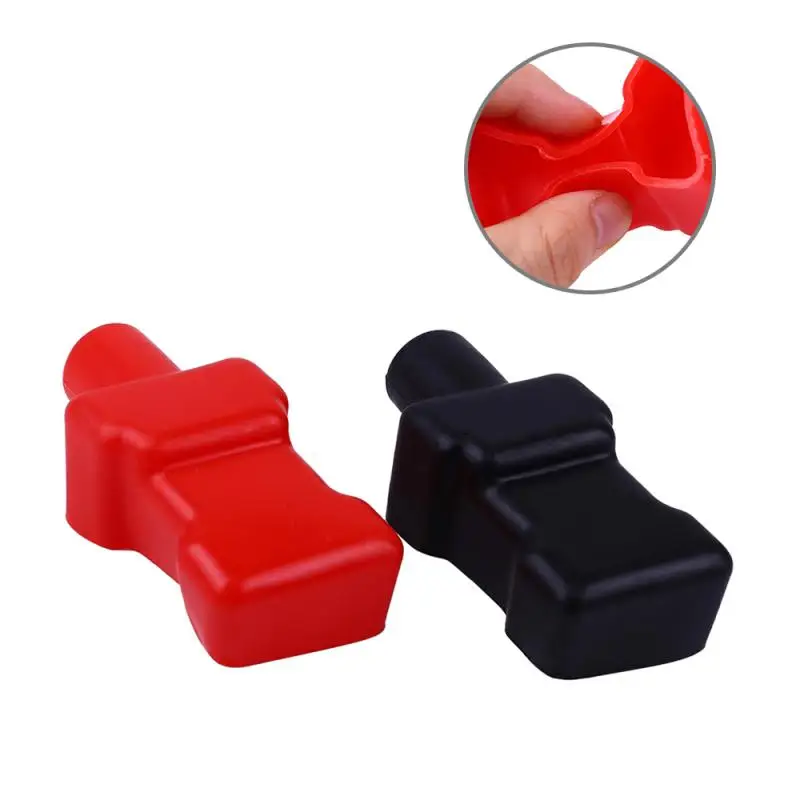 Car Battery Accessories Battery Terminals Clamp Clips Protection Covers 1 Pair