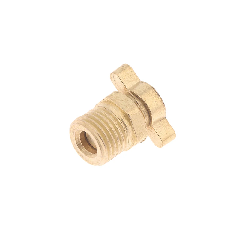 Set of 3, 1/4 Brass Air Compressor Drain Screw, Perfect Replacement For Screw Compressor Equipments