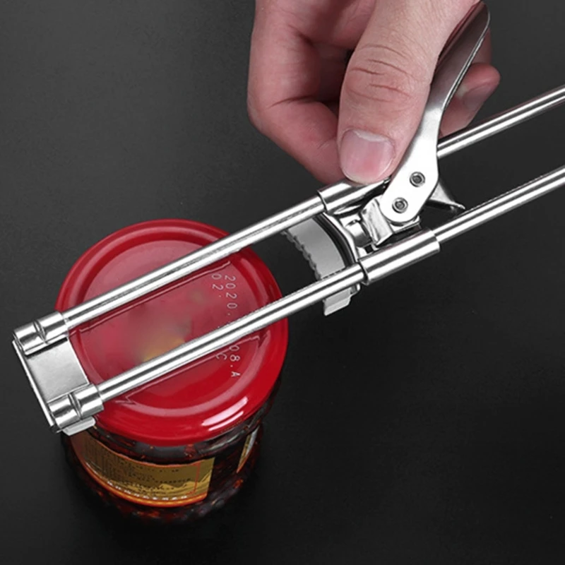 

Creative Adjustable Stainless Steel Can Opener Manual Jar Bottle Opener Multifunction Kitchens Accessories