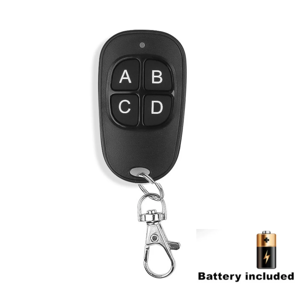 Universal 433mhz Copy Code Remote Control Garage Door Opener Wireless Transmitter Duplicator Clone Electric Door Key Copy Remote