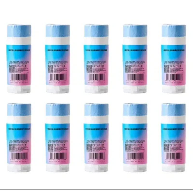 쓰레기 봉투에 적합한 스마트 고양이 변기, 고양이 보관 가방 수집 및 소모품 롤 당 20 봉지 픽업 가능 