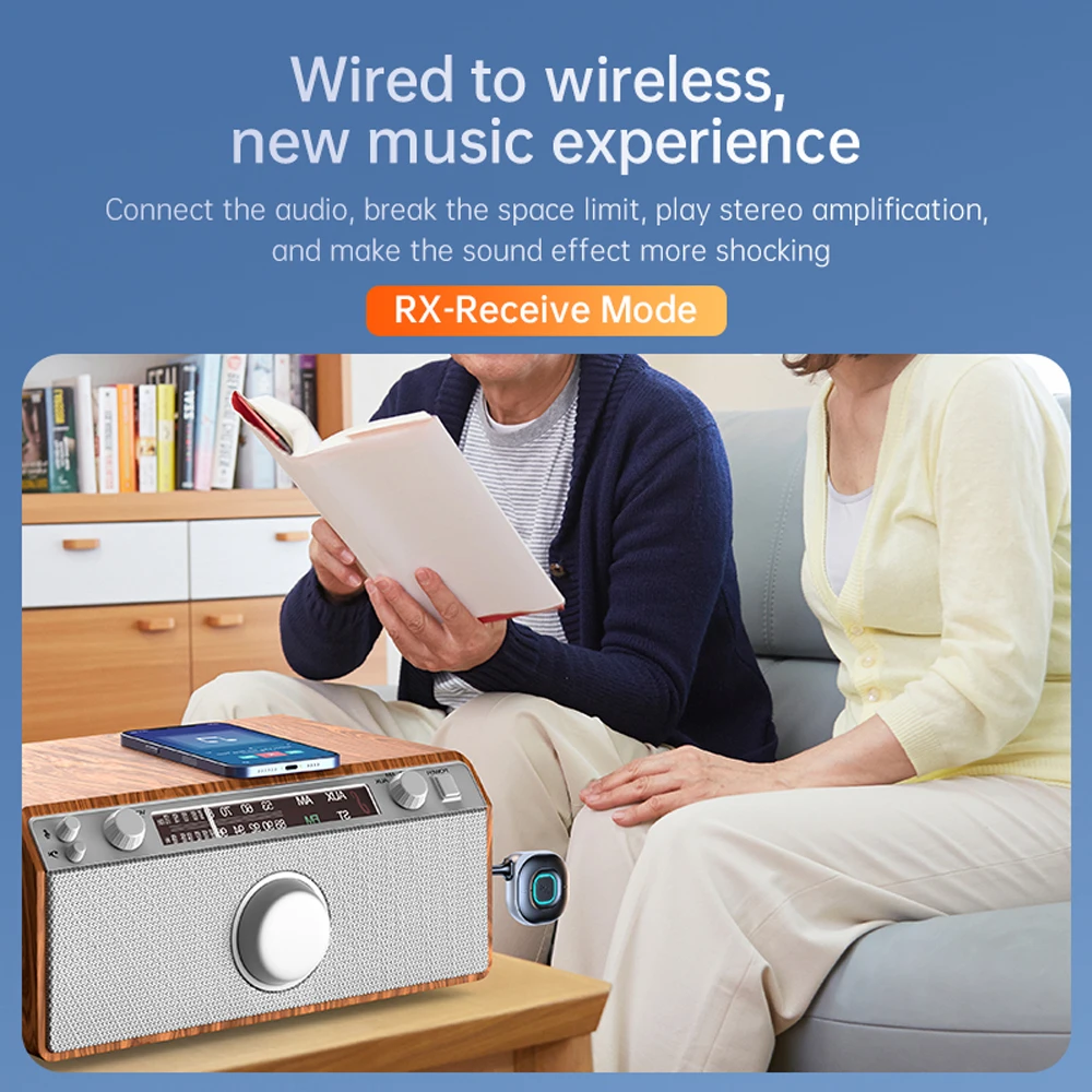2in1 Bluetooth 5.3 Transmitter Wireless Car Adapter Bluetooth Stereo Receiver 3.5mm Aux Jack Adapter Car Kit Wireless Handsfree bluetooth audio adapter bluetooth mp3 receiver