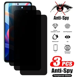 3 - Pack Privacy Tempered Glass Screen Protector Anti - Spy - Privacy Glass (G Stylus 5G 2023)