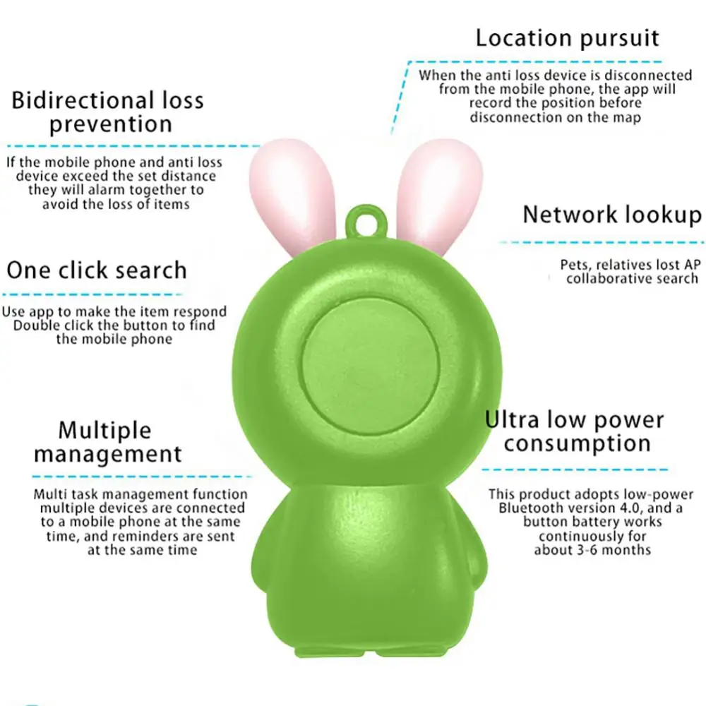 Smart Mini Gps Tracker Airtag Pet Child Elderly Lost Alarm Kindelf App Finder Artifact GPS Tracker