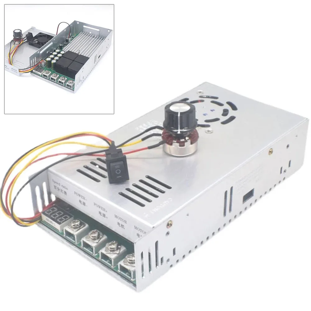 

Versatile 200A Motor Reducer for Industrial Applications with Potentiometer Speed Adjustment and Bidirectional Control