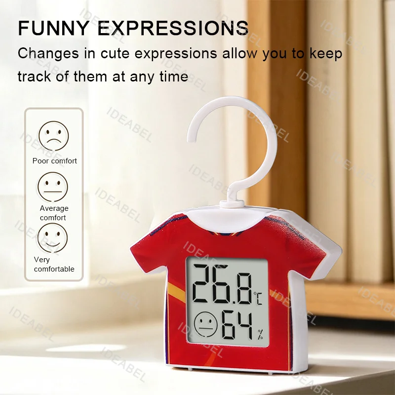 Digital LCD Thermometer and Hygrometer for Indoor and Outdoor Use