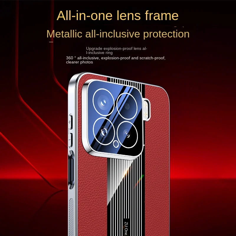Luxury Hard PU Leather Plating Protective Back Cover