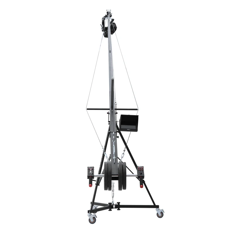 

Jianmei Quick Installation SF-6M Camera Telescopic Rocker Crane Controller Electric Pan tilt Video Shooting Stabilizer