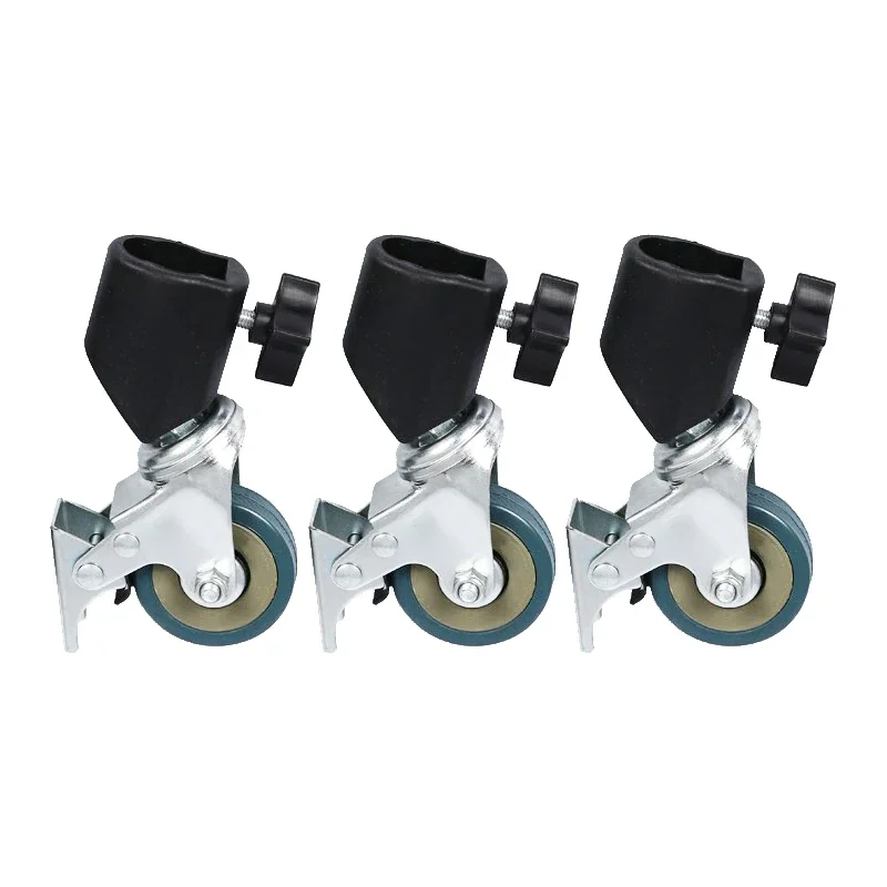 NEEWER 3-Pack Professional Swivel Caster Wheels Set With 75mm Diameter, Durable Metal Construction And Rubber Base, ONLY Compatible With NEEWER - View #7